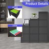 NicBex 2/3 Drawer Metal Vertical File Cabinet with Lock,Home Office Steel File Cabinet for A4 Legal/Letter Size - 4 of 4