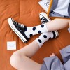 Anna-Kaci Women's 3-Pack Polka Dot Crew Socks Soft Knit Stretch Fabric Bold Retro Dot Pattern Sock Set - Multicolored-1 - 3 of 4