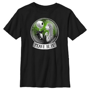 Boy's The Nightmare Before Christmas Jack and Sally Meant To Be T-Shirt - 1 of 4