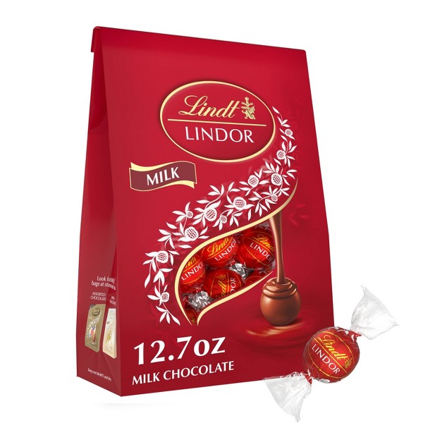 Lindt LINDOR Trufas de Chocolate con Leche Bolsa – 12.7oz