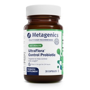 Metagenics UltraFlora Control Probiotic - Daily Probiotic Supplement to Help Support Healthy Body Weight Regulation - 30 Servings - 1 of 4
