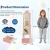 Kids Jewelry Armoire with LED Light, Full-Length Mirror & 3 Drawers - Freestanding Organizer & Vanity Cabinet for Girls' Dress-Up - 3 of 4