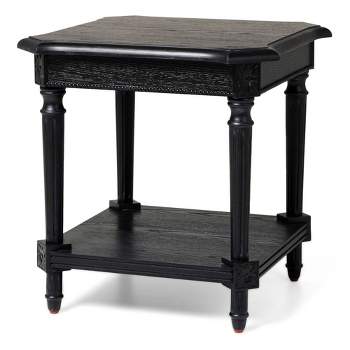 Maven Lane Pullman Traditional Square Wooden Side Table