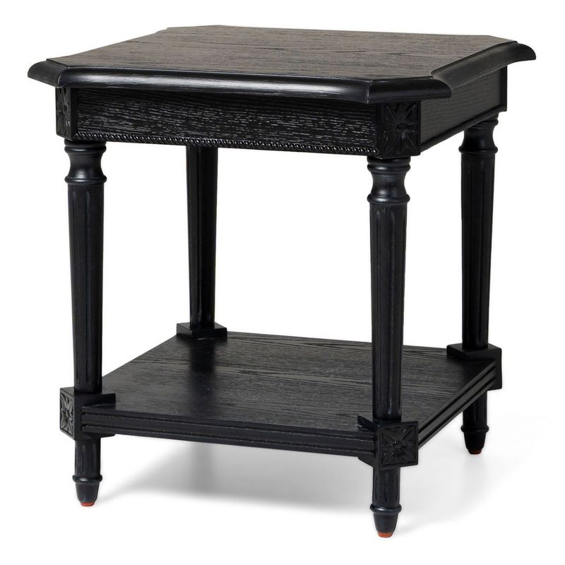 Maven Lane Pullman Traditional Square Wooden Side Table, 1 of 9