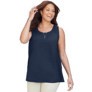 Catherines Women's Plus Size The Timeless Tank - 1 of 4