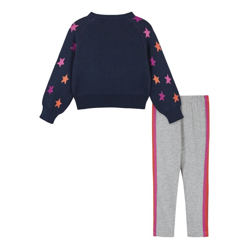 Andy & Evan  Infant  Girls Star Sweater Set, 3 of 6