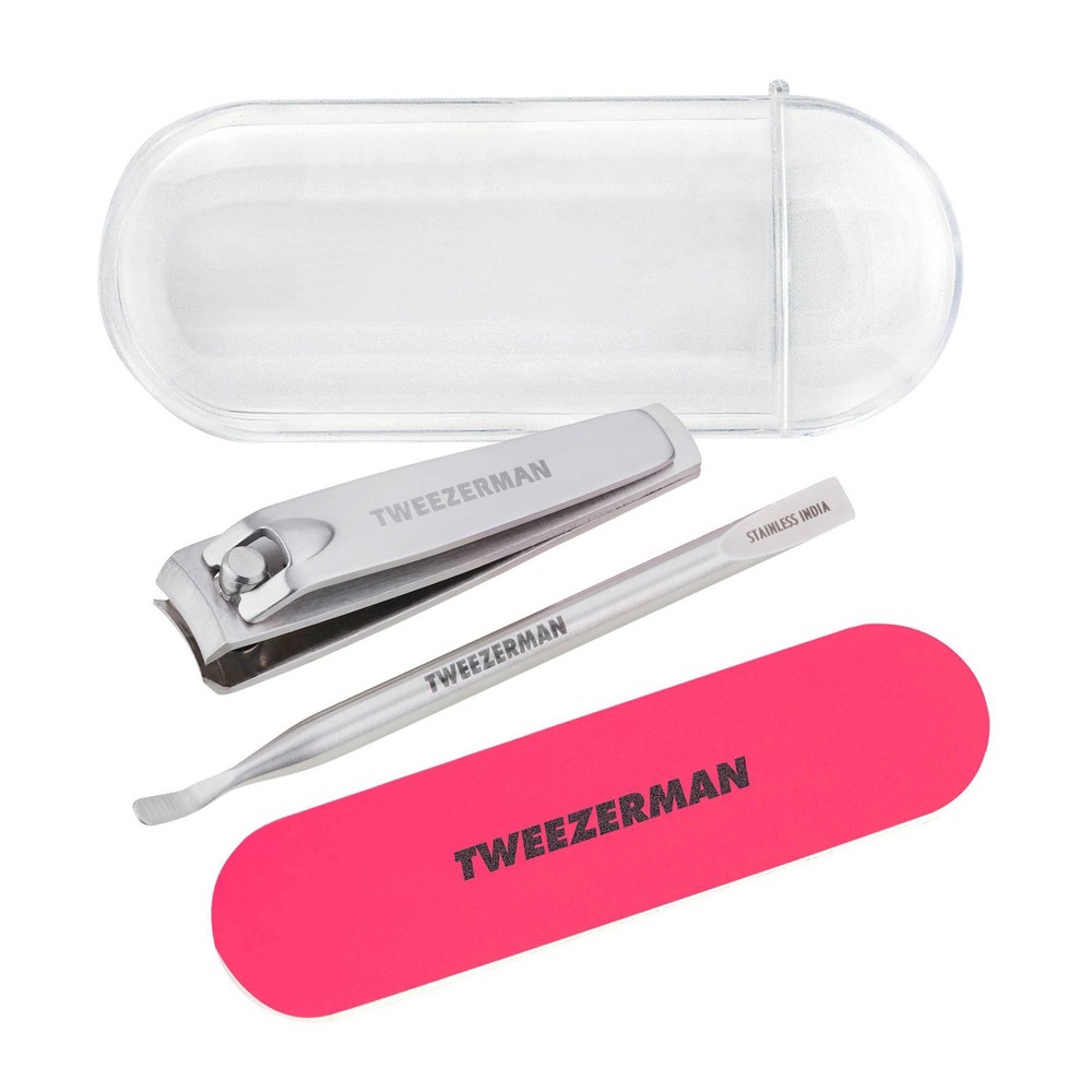 Tweezerman Mini Neon Nail Care Kit - 4pc
