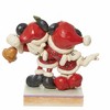 Jim Shore 5.75 In Jingle Bell Minnie Mickey Mouse Santa Suits Santa Figurines - image 3 of 3