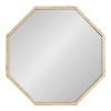 Kate & Laurel All Things Decor 28"x28" Occonor Wall Mirror Wood Natural: Modern Transitional Style, No Assembly Required - 4 of 4