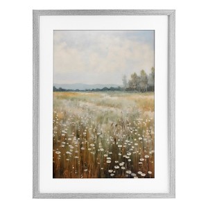 Stupell Industries A Field Of Wildflowers Framed Print Under Glass Art - 1 of 4