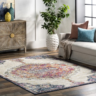 Nuloom Vintage Medallion Maranda Area Rug, 10' X 13', Multi Target