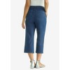 Jessica London Women's Plus Size True Fit Straight Leg Crop Jean - 3 of 4
