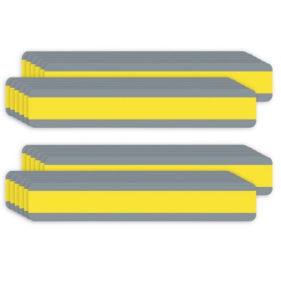 Ashley Productions® Double Wide Sentence Strip Reading Guide, 1-1/4" x 7-1/4", Yellow, 12 Per Pack, 2 Packs