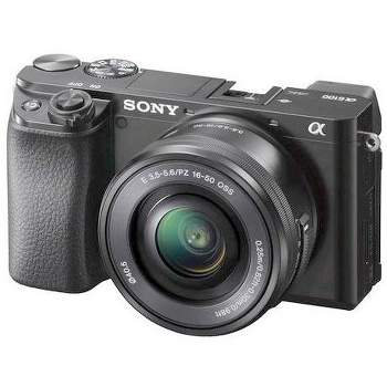 Sony Alpha a6100 24.2MP Mirrorless Camera - Black (with 16-50mm Lens Kit)