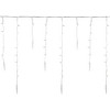 Northlight LED Ice Pillars Christmas Icicle Light Set - Pure White - 29' Clear Wire - 360ct - 2 of 4
