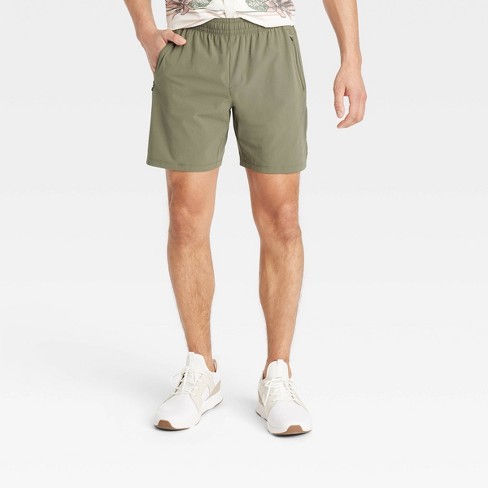 Men's Stretch Woven Shorts 7 - All In Motion™ Green Xxl : Target