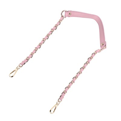 Unique Bargains Metal Corrosion-Resistant PU Leather Purse Flat Chain Strap