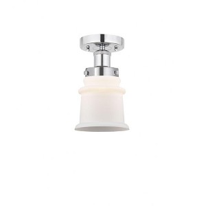 Canton - 1 Light Semi-Flush Mount In Industrial Style-9.25 Inches Tall and 5.25 Inches Wide - 1 of 1