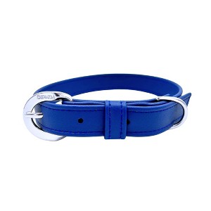 DIPHDA Luxury Pet Collar – Durable Eco-friendly Vegan Cactus Leather Adjustable Dog Collar & Cat - 1 of 4