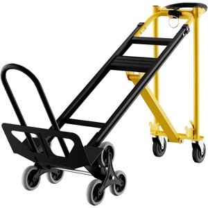 3-in-1 Heavy Duty Foldable Convertible Hand Truck with Wheels, 800 lbs Capacity Dolly Cart for Moving, Shopping, Travel - 1 of 4