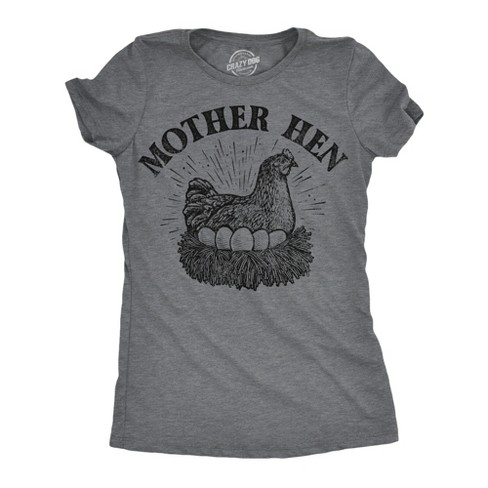 Womens Funny T Shirts Mother Hen Sarcastic Mothers Day Grapic Tee For Ladies Crazy Dog Women s T Shirt Target