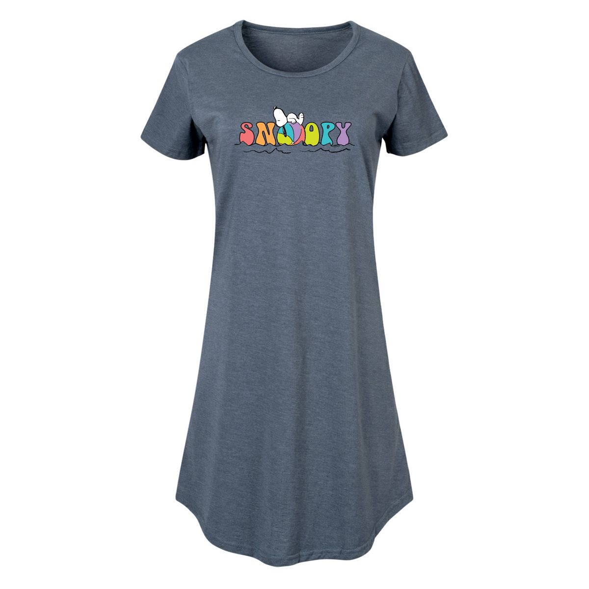 Women's - Peanuts - Snoopy Beach Ball Graphic T-shirt Dress
