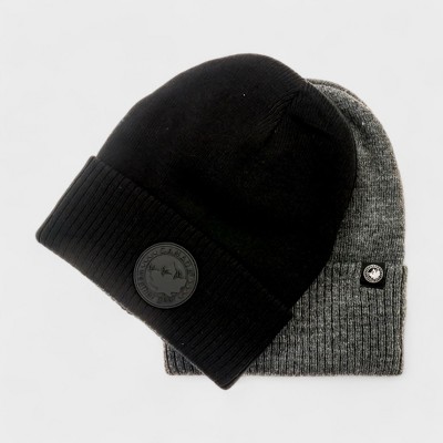 heather gray & black