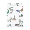 Hudson Baby Infant Boy Cotton Flannel Burp Cloths Bundle, Boy Dino World, One Size - 3 of 4