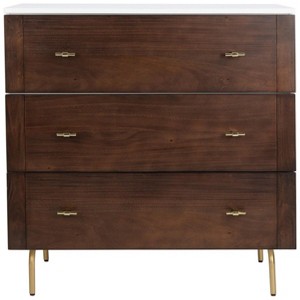 Genevieve 3 Drawer Dresser - Safavieh - 1 of 4