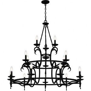 Quoizel Lighting Octavia 18 - Light Chandelier in  Earth Black - 1 of 1