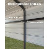 Metal Carports 12x20 FT with Enhanced Base, Outdoor Garage Car Port Galvanized Canopy Car Shelter Steel Carports - 3 of 4