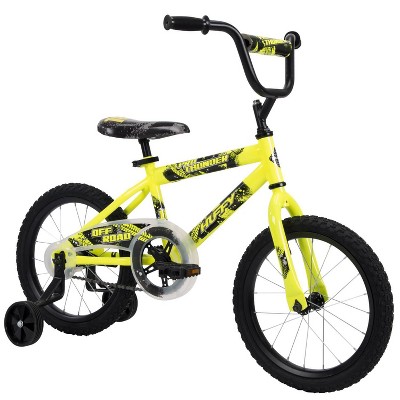 yellow huffy bike