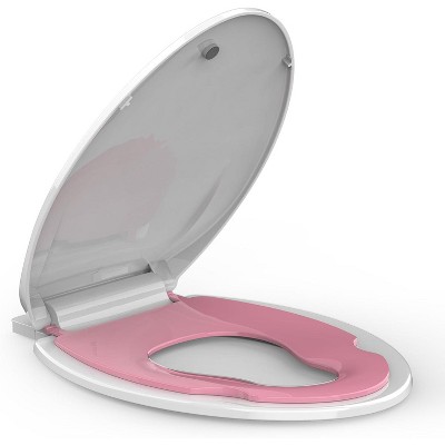 Toilet Seat Round,/Elongated Toilet Lid Soft-Slow Close, Heavy Duty Toilet Seat, Easy to Install, Universal Fit