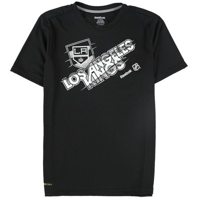 Reebok Boys Los Angeles Kings Graphic T-Shirt, Black, XL