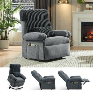 Bestier Power Lift Recliner Chair for Elderly,Adjustable Angle Electric Recliner With Triple Motor,Side Pocket&Soft Recliner for Living Room & Bedroom - 1 of 4