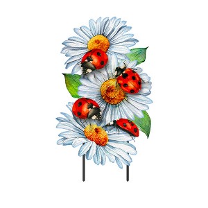 Briarwood Lane Spring Metal Art 27x15 Ladybugs and Daisies For Spring Metal Art - 1 of 3
