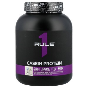 Rule One Proteins R1 Casein, Protein Powder Drink Mix, Vanilla Creme, 3.96 lbs (1.80 kg) - 1 of 4