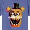 Five Nights At Freddy's Game Over Men's Cradle Pink Crew Neck Short Sleeve T-shirt - 2 of 3
