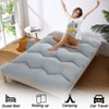 Japanese Futon Mattress - Foldable, Japanese Style Floor Mattress, Roll Up, Tatami Mat, Camping Mattress Pad - 2 of 4