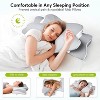 Hooure Cervical Contour Pillow for Neck, Shoulder and Back Pain Relief - Orthopedic Memory Foam Support for Side Sleepers - 2 of 4