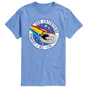 Men's - Star Trek - Enterprise Mission Patch Short Sleeve Graphic T-Shirt - 1 of 4