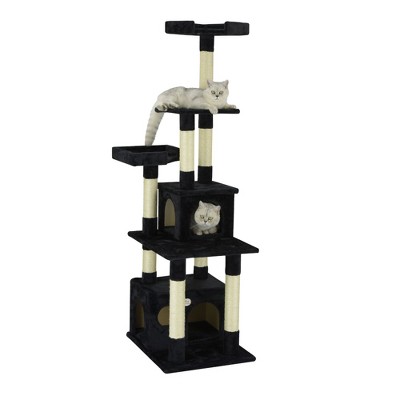 Go Pet Club 67" Classic Cat Tree Condo Furniture with Sisal Scratching Posts F204