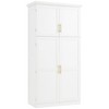 JUJABU 70.9" Freestanding Kitchen Pantry Cabinet with 4 Doors, 8 Pull-Out Trays & Adjustable Shelves - 2 of 4
