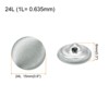 Unique Bargains Blouses Sweater Round Aluminum Cotton Fabric Cloth Covered Buttons 10 Pcs - 2 of 4