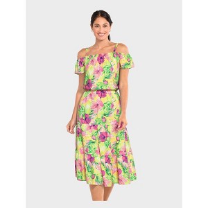 mommy and me midi dresses Mommy and me Orchid dress set