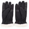 Isotoner Men's Winter Ski Glove with Extended Cuff and Zipper Pocket - 3 of 4