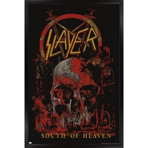 Trends International Slayer - South Of Heaven Framed Wall Poster Prints - 1 of 4