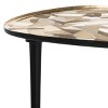 Hera Oval Side Table - Taupe/Black - Safavieh. - 4 of 4