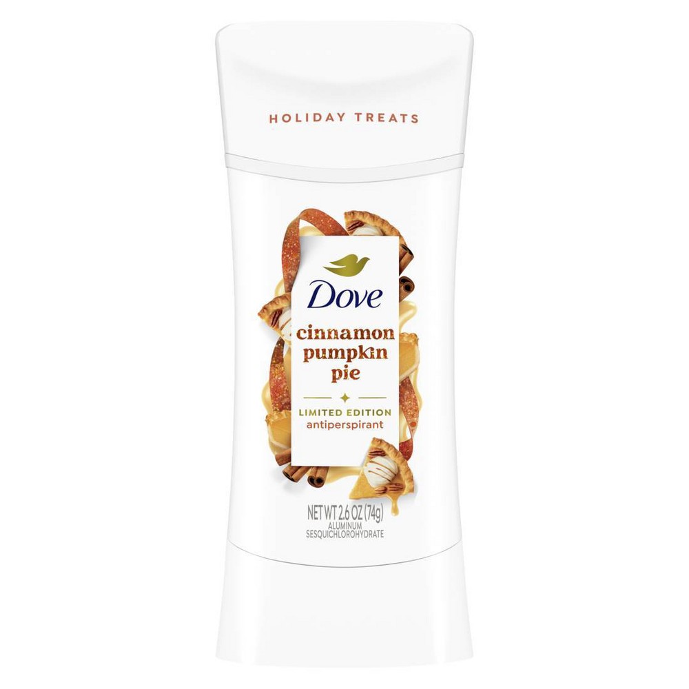 Dove Beauty Limited Edition Fall Holiday Treat Antiperspirant & Deodorant Stick - Cinnamon Pumpkin Pie - 2.6oz