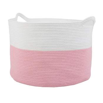 Home-Complete Extra-Large Woven Rope Basket